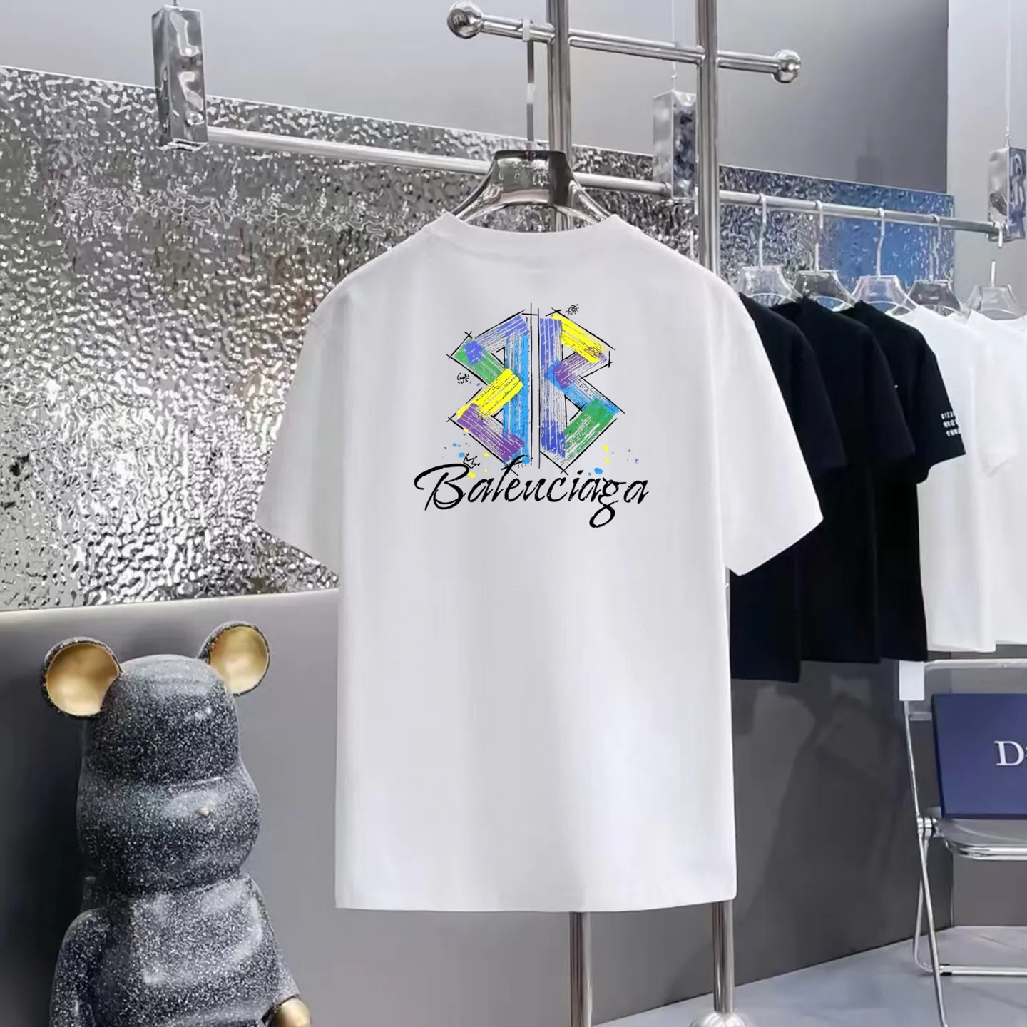 Balenciaga T 1:1 300 1×1 Same Style logo OS 200 ：Black，White， ，Red， Gray Size：XS-L